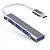 Hub Tipo-C 3 Portas Usb 2.0 1 Porta Usb 3.0 Chumbo Oex Hb104 - Imagem 1