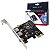 Placa PciE x1 2 Portas Usb 3.0 1 Porta Usb C 3.1 Low Profile - Imagem 1