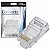 Kit 100 Conector Rj45 Para Rede 8X8 Cat5E Embalagem 100 Uni - Imagem 2