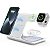 Carregador Base Dock Sem Fio 3x1 Para Iphone Indução Branco - Imagem 1