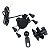 Suporte Celular Moto Carregador Usb Gps Garra Retrovisor Top - Imagem 2