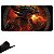 Mouse Pad Gamer Speed Extra Grande 70x35xcm Dragão de Fogo - Imagem 1