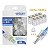 Kit 100 Conector Rj45 Vazado de Passagem Cat5E Ez Crimp - Imagem 3