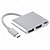 Adaptador Usb C Type C Hdmi Usb Para Macbook Switch 4k 30hz - Imagem 7