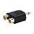 Adaptador P2 Mono Macho Divisor 2 RCA Fêmea ChipSCE 003-1208 - Imagem 3