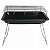 Churrasqueira Portátil A Carvão 3 Espetos Grelha Braseiro - Imagem 6