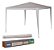 Tenda Gazebo Mor Ráfia P/ Praia Aço Carbono 3x3m Branco - Imagem 5