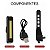 Lanterna Farol Bike Bicicleta Sinalizador Comet 100 Lumens - Imagem 7