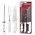 Kit Do Assador Churrasco Faca 9" Garfo E Chaira Mor 3310 - Imagem 1