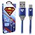 Cabo Turbo USB Para USB-C Super Homem Reforçado 5+ 018-0907 - Imagem 1