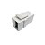 Keystone USB 3.0 180° Emenda Pass Through P/ Painel Espelho - Imagem 3