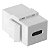 Keystone USB Tipo C Emenda Pass Through P/ Painel Espelho - Imagem 4