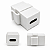 Keystone USB Tipo C Emenda Pass Through P/ Painel Espelho - Imagem 1