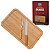 Conjunto Churrasco Tábua Faca Garfo 30*50cm Alça Bamboo Mor - Imagem 1