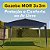 Gazebo Mor Sanfonado Praia Oxford X-flex 3x3m 70 Fps Azul - Imagem 3
