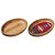 Gamela Bandeja Oval Bamboo 33x23cm Mor Bambu Churrasco 3362 - Imagem 2