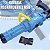 Pistola Mini Gun Metralhadora De Agua Automática Azul 1Litro - Imagem 3