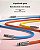 Cabo Usb C Tipo C Turbo Metal Silicone 120w 5A Flexivel Bran - Imagem 4