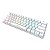 TECLADO MECANICO GAMER HERMES E3 RGB BRANCO SWITCH BROWN - Imagem 1
