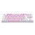 Teclado Gamer Redragon Daksa Branco E Rosa Switch Azul TKL - Imagem 2
