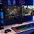 Suporte 2 Monitores Gamer Pistao A Gás Rgb Usb C 17" a 35" - Imagem 2