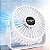 Ventilador De Mesa Portátil Usb Mini Branco Bright VN007 - Imagem 3