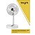 Mini Ventilador De Mesa Bright Usb 9w Recarregável Branco - Imagem 3