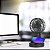 Mini Ventilador De Mesa Bright Usb 9w Recarregável Preto - Imagem 3