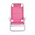 Cadeira Praia Reclinável 120kg Sumer Fashion Rosa Novidade - Imagem 3