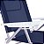 Cadeira Praia Reclinável 120kg Summer Fashion Azul Marinho - Imagem 7