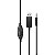 Headset Office Com Fio HF250 P3 + Usb 150cm Multi - Ph467 - Imagem 3
