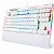 Teclado Optico Gamer Magic Wand Pro Rgb Branco Switch Red - Imagem 1