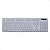 Kit Teclado e Mouse Slim Sem Fio Wireless Branco Brazil Pc - Imagem 4