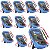 Kit 10 Multimetro Digital Profissional Beep Continuidade Led - Imagem 1
