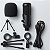 Microfone De Mesa Streamer Rgb Bright Conexão Usb Preto - Imagem 5