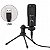 Microfone De Mesa Streamer Rgb Bright Conexão Usb Preto - Imagem 3
