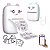 Mini Impressora Térmica Portátil Gatinho Bluetooth Azul - Imagem 2