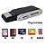 Leitor De Cartão De Memória Usb Compact Flash Cf Micro Sd - Imagem 2