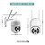 Camera Ip Speed Dome Zoom 4 X Ptz Ip66 Wi-Fi (branco) Sw-A8 - Imagem 2