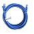 Cabo De Rede 2,5M Cat6 24Awg 568B Azul Anatel Gigabit Seclan - Imagem 4