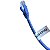 Kit 10 Cabo De Rede 2,5M Cat6 24Awg 568B Azul Anatel Seclan - Imagem 4