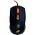 Mouse Gamer Preto e Laranja Hades 7 Botões 3.600 Dpi Oex - Imagem 1