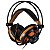 Headset Gamer OEX Argos 7.1 Led USB Preto e Laranja HS417 - Imagem 1
