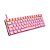 Teclado Gamer Mecanico Ziggy Led Rainbow Oex Game Tc607 Rosa - Imagem 1