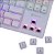 Teclado Gamer Mecanico Wolf Tc605 Branco Usb 48.7351 Oex - Imagem 5