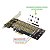 Placa Pci-express, 4x/8x/16x, Para HD NVME M.2 Ngff SSD - Imagem 2