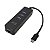 Cabo Adaptador Hub Usb-C 3.1 Com 3 Portas 3.0 Rede Gigabit - Imagem 1
