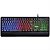Teclado Legacy Membrana USB Com Fio Preto ABNT2 Full Size - Imagem 1