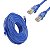 Cabo De Rede Rj45 20 Metros Cat6 Gigabit 10/100/1000 Azul - Imagem 1