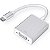 Adaptador Usb C Para Vga Compatível Com Macbook e Notebook - Imagem 1
